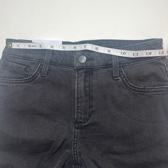 NWT joes jeans roulette raw hem black denim shorts size 23 - Picture 9 of 9